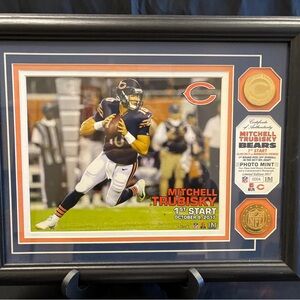 Chicago Bears Framed Photo Mint with Coins